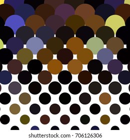 Abstract color dots halftone background. Vector clip art