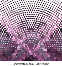 Abstract color dots halftone background. Vector clip art