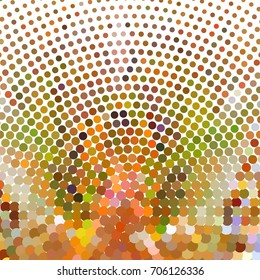 Abstract color dots halftone background. Vector clip art