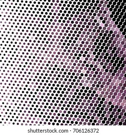 Abstract color dots halftone background. Vector clip art