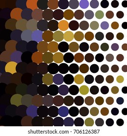 Abstract color dots halftone background. Vector clip art