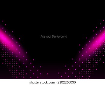 Abstract color dotted pattern with shiny gradient illustration design