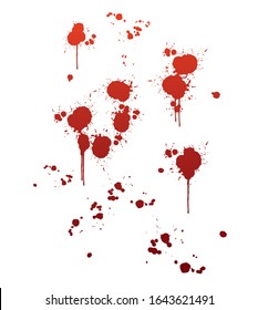 abstract color drops. Vector Illustration. Halloween concept. digital printing