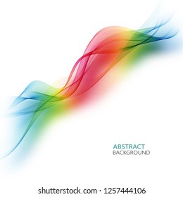 
Abstract color dynamic wave with shadow