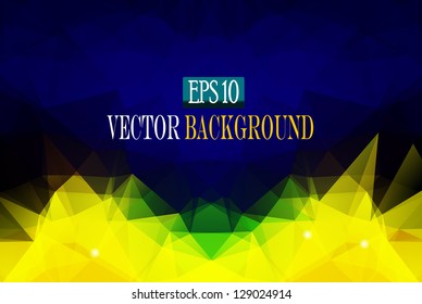 abstract color faceted background, vector eps10