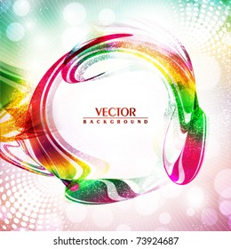 Abstract color fantasy. Vector