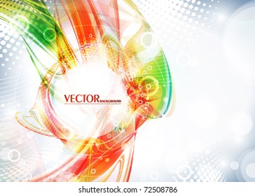 Abstract color fantasy. Vector background