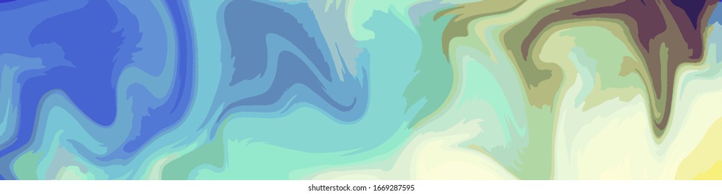  Abstract Color flow gradient background. Liquid marble art texture. Flow inks in water style