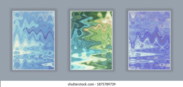 Resumen Fondo del degradado de flujo de color. Textura de arte de mármol líquido. Tintas de flujo en estilo de agua