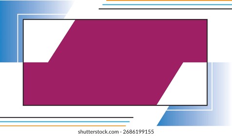 Abstract Color Frame
Yellow Rectangle on Red and Green Background
Presentation Slide Background
Web Banner Design Template
Modern Geometric Frame