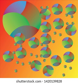 Abstract color full, color ball