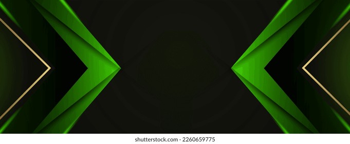 Abstract color geometric arrow shape modern design background vector