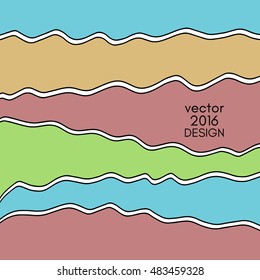 Abstract color geometric background with place for your text. Vector illustration.