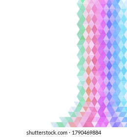 abstract color geometric design. vector triangle background