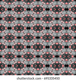 Abstract color geometric with gradient pattern. Ornament for website, corporate style, fashion design and house interior design, as well for hand crafts and DIY. Endless texture. Vector illustration.