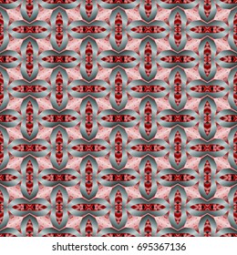 Abstract color geometric with gradient pattern. Ornament for website, corporate style, fashion design and house interior design, as well for hand crafts and DIY. Endless texture. Vector illustration.