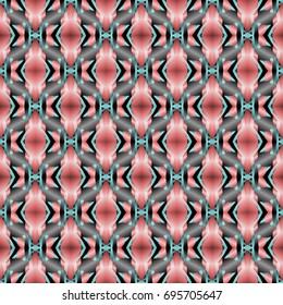 Abstract color geometric with gradient pattern. Ornament for website, corporate style, fashion design and house interior design, as well for hand crafts and DIY. Endless texture. Vector illustration.
