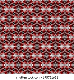 Abstract color geometric with gradient pattern. Ornament for website, corporate style, fashion design and house interior design, as well for hand crafts and DIY. Endless texture. Vector illustration.