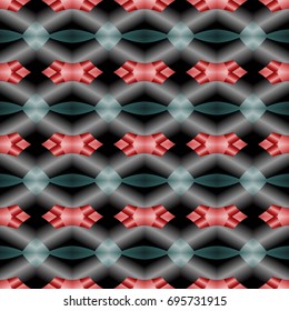 Abstract color geometric with gradient pattern. Ornament for website, corporate style, fashion design and house interior design, as well for hand crafts and DIY. Endless texture. Vector illustration.