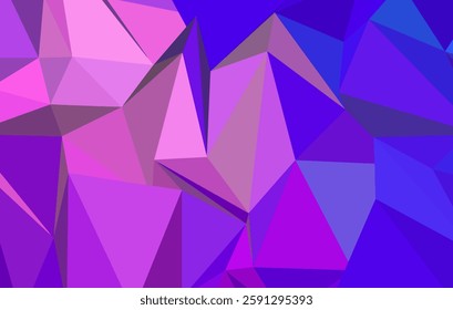 Abstract color Geometric ice texture. Abstract low poly background