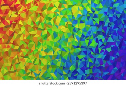 Abstract color Geometric ice texture. Abstract low poly background