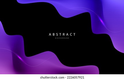 Abstract color geometric modern wave design background