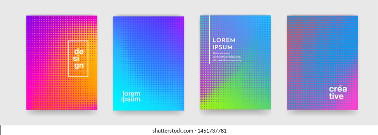 Abstract color, geometric pattern background. Vector halftone gradient pattern texture, trend shape graphic background