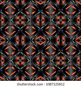 Abstract color geometric pattern with gradient. Ornament for website, corporate style, fashion design and house interior design, as well for hand crafts and DIY. Endless texture. Vector illustration.