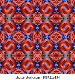 Abstract color geometric pattern with gradient. Ornament for website, corporate style, fashion design and house interior design, as well for hand crafts and DIY. Endless texture. Vector illustration.