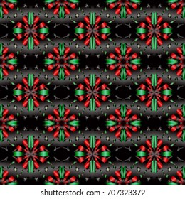 Abstract color geometric pattern with gradient. Ornament for website, corporate style, fashion design and house interior design, as well for hand crafts and DIY. Endless texture.