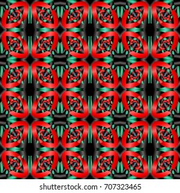 Abstract color geometric pattern with gradient. Ornament for website, corporate style, fashion design and house interior design, as well for hand crafts and DIY. Endless texture.