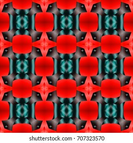 Abstract color geometric pattern with gradient. Ornament for website, corporate style, fashion design and house interior design, as well for hand crafts and DIY. Endless texture.