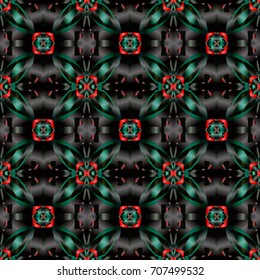Abstract color geometric pattern with gradient. Ornament for website, corporate style, fashion design and house interior design, as well for hand crafts and DIY. Endless texture. Vector illustration.