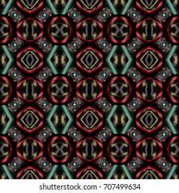 Abstract color geometric pattern with gradient. Ornament for website, corporate style, fashion design and house interior design, as well for hand crafts and DIY. Endless texture. Vector illustration.