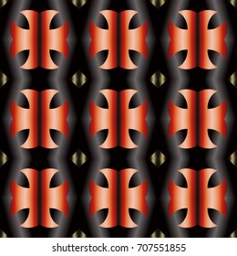 Abstract color geometric pattern with gradient. Ornament for website, corporate style, fashion design and house interior design, as well for hand crafts and DIY. Endless texture. Vector illustration.