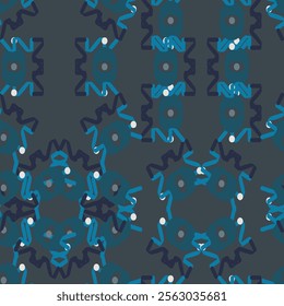 Abstract color geometric pattern. Ornament for website, corporate style, fashion design and house interior design. Vector illustration.