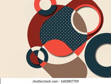 Abstract color geometric shapes. Modern design background. Business presentation design template, cover, brochure, flyer, web banner. Vector illustration