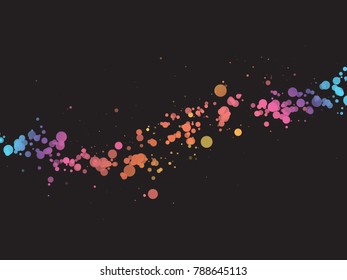  abstract color glitter wave background