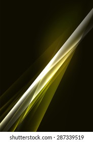 Color abstracto de las líneas brillantes en el espacio oscuro con estrellas y efectos luminosos. Fondo futurista con espacio de copia para tu mensaje