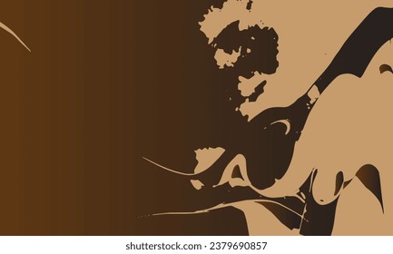 Abstract color gradient background, banner, business card, wallpaper, etc. Vector