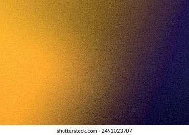 Abstract color gradient background grainy orange blue yellow white noise texture backdrop banner poster header cover design