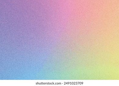 Abstract color gradient background grainy orange blue yellow white noise texture backdrop banner poster header cover design