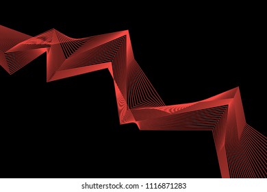 Abstract color gradient background. Modern sreen background for mobile app and web. Soft gradient. Design with neon, stroke, line and flow.
