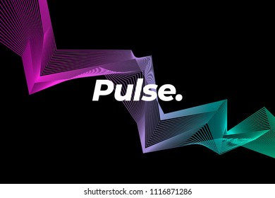 Abstract color gradient background. Modern sreen background for mobile app and web. Soft gradient. Design with neon, stroke, line and flow.