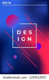 Abstract color gradient background. Modern sreen background for mobile app and web. Soft gradient. Design with neon, stroke, line and flow. Vector illustration.