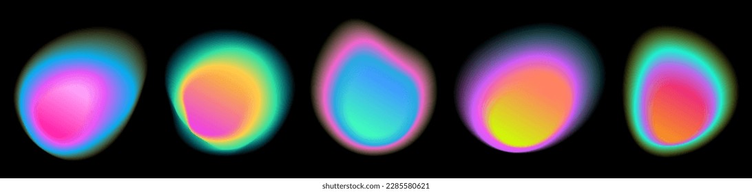 liquid colors iridescent blur