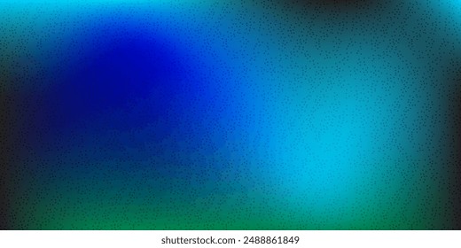 Abstract color gradient film grain texture background, gradient texture for web banner and hot sale, blurred blue gray white free forms on black, noise texture effect