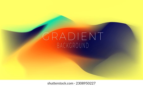 Gradiente de color abstracto, fondo borroso moderno y textura de grano de película, plantilla con un concepto de diseño elegante, composición de estilo mínimo, textura de gradiente de moda para su diseño gráfico