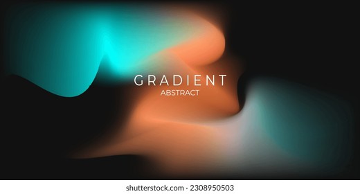 Abstract color gradient, modern blurred background and film grain texture, template with an elegant design concept, minimal style composition, Trendy Gradient grainy texture for your graphic design