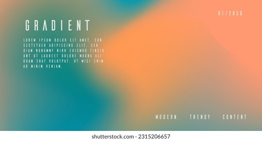 Abstract color gradient, modern blurred background and texture, template with an elegant design concept, minimal style composition, Trendy Gradient  for your graphic design